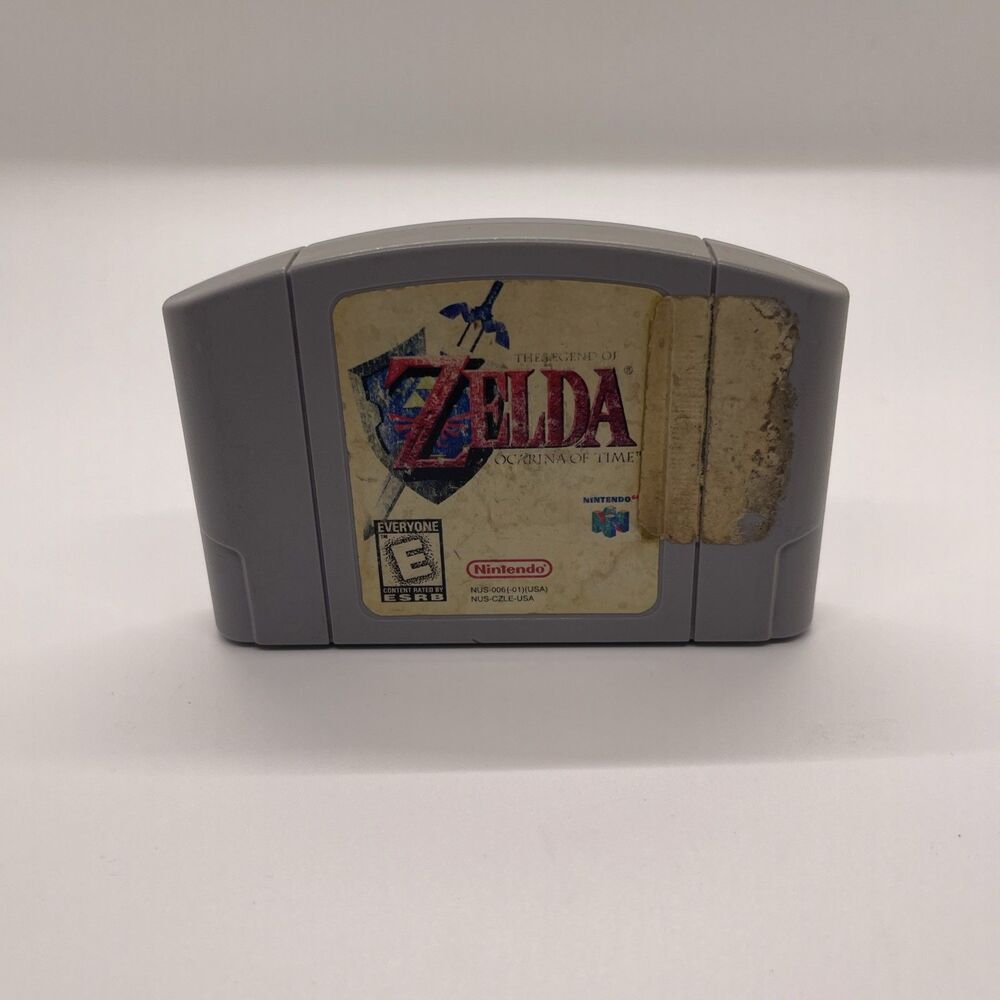 The Legend of Zelda Ocarina of Time Authentic Nintendo 64 N64 - TESTED -WORKING